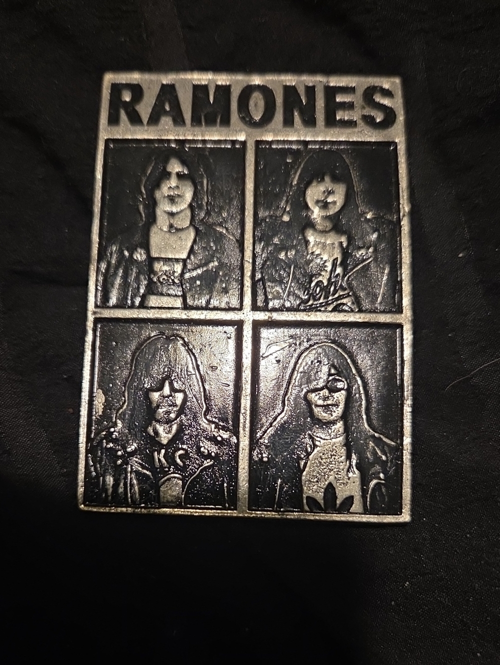 Punk Belt Buckle - Ramones End of Century Album Cover - Adult Belt Buckle